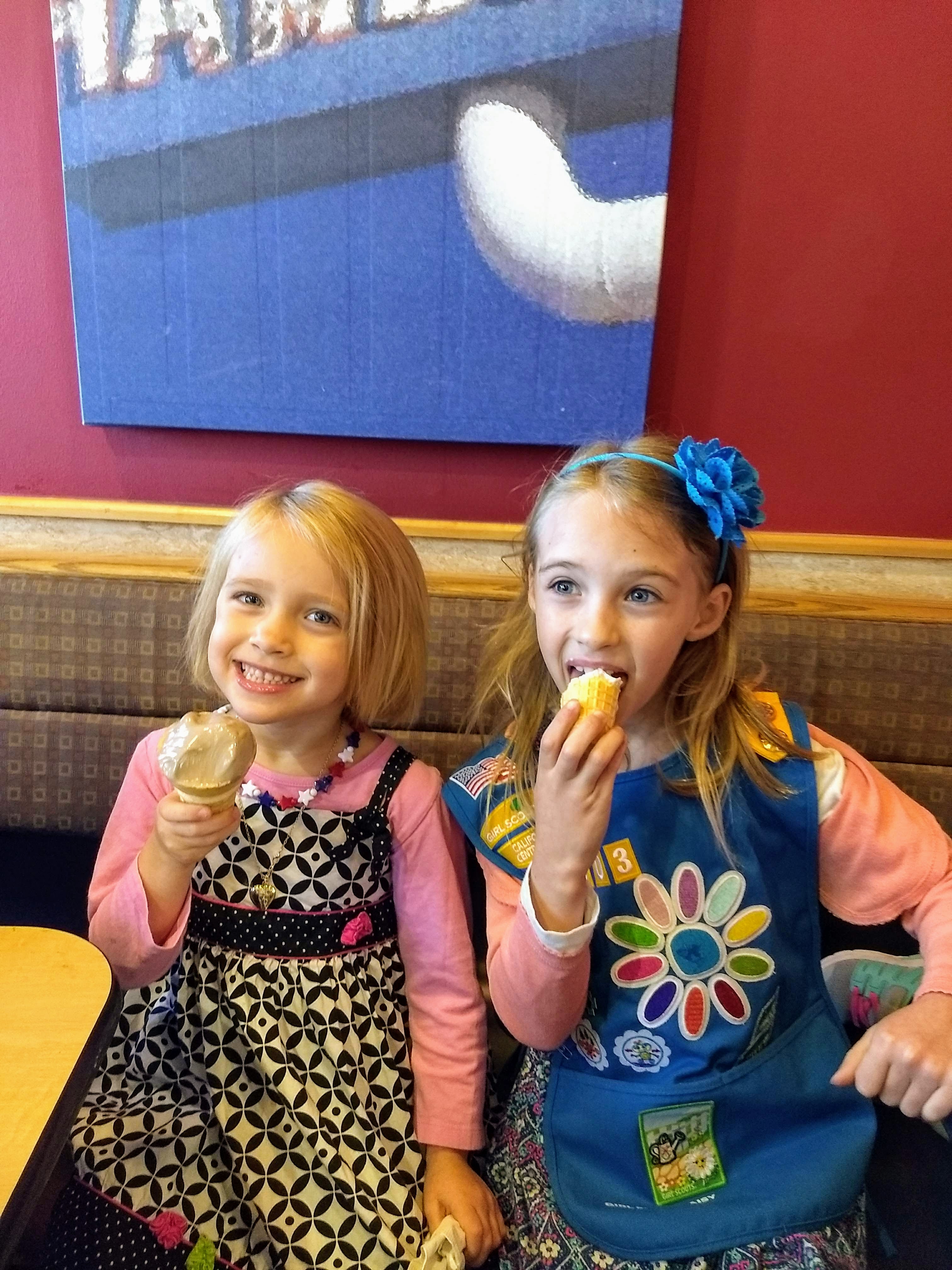 Girl Scout Morning at Dairy Queen