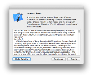 Xcode error