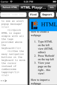 HTML Playground